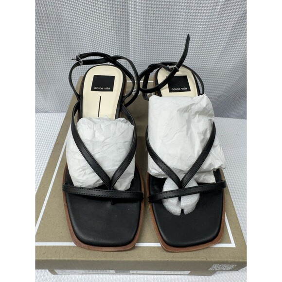 Size 7- Dolce Vita Banita - Black Leather - Picture 5 of 8